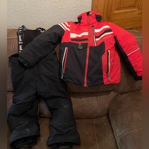 Kids Obermeyer Coat & Kamik bibs